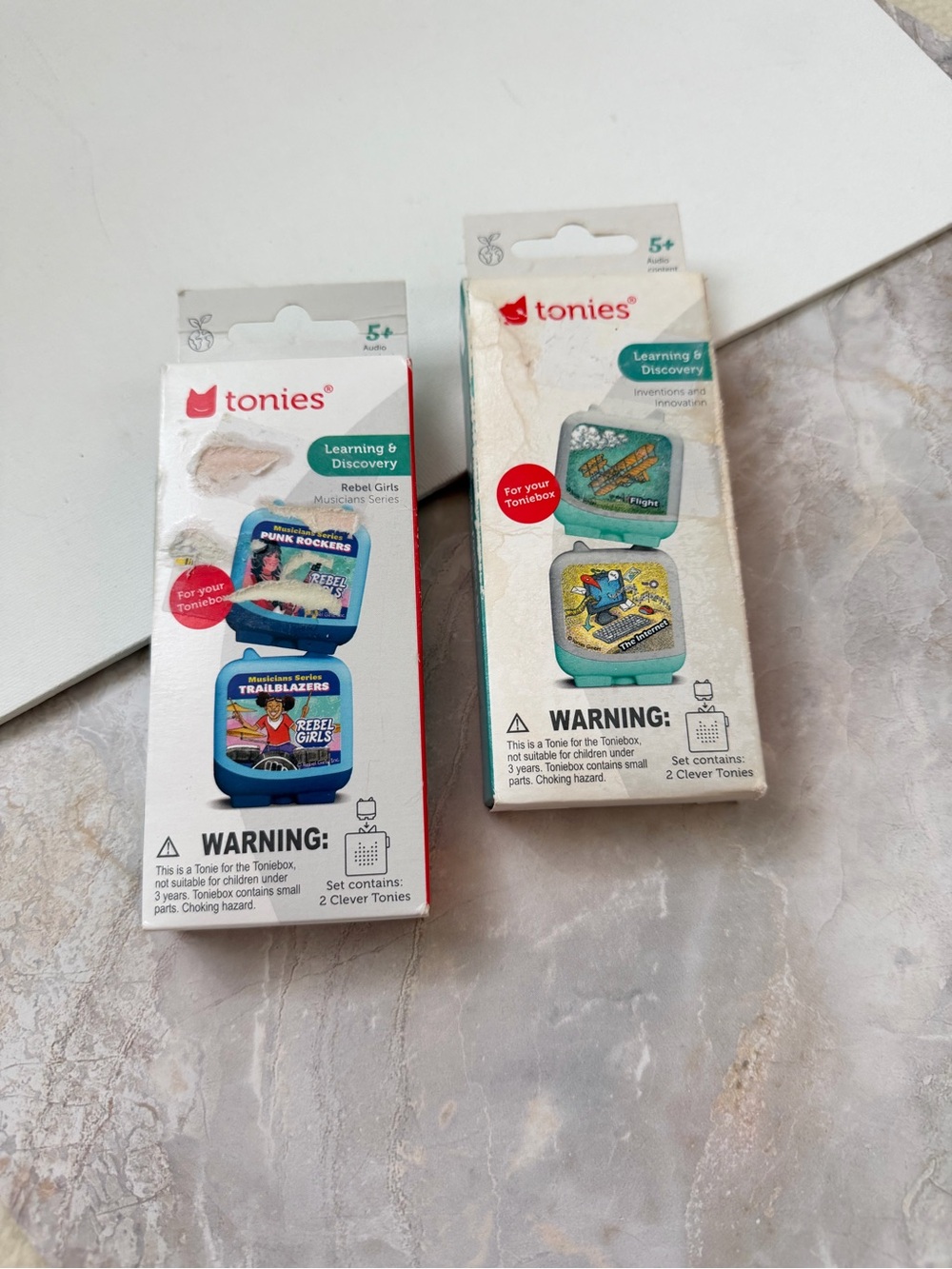 Tonies Learning & Discovery Set - Blue and Teal Tonies (2 Pack)